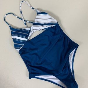 Cupshe Cross Front One-Piece Swimsuit